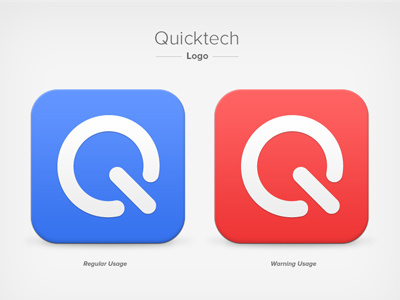 Little refinement on Logo icon - WIP 17seven blue icon ios icon it company logo quicktech red