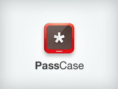 PassCase app icon 17seven clean ios icon design ios ui design iphone ui design mobile ui design orange password manager app