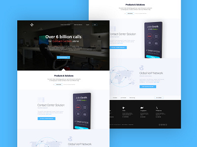 Novanet :: Landing page UI design by Vimal Kutmutia for 17Seven on Dribbble