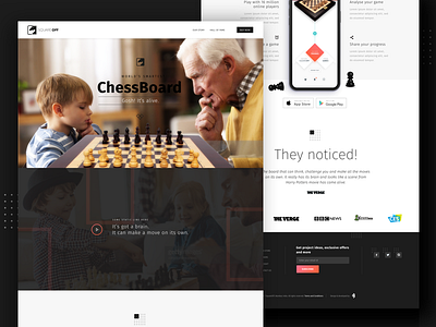 Square Off - Website Homepage ai artificial intelligence chess chessboard graphic design home homepage illustrations ui design ux design
