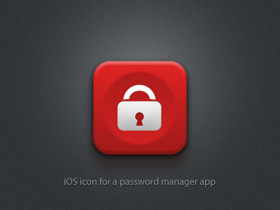 iOS icon design 17seven icon design ios ios icon design iphone iphone app icon password password manager security