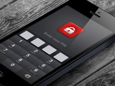 Security App application ios app iphone iphone app ui design password security app ui design user interface design