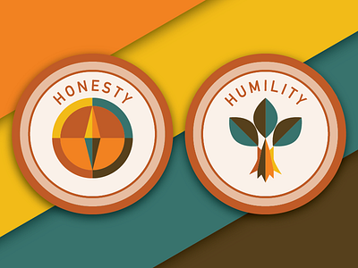 Dedman Scholarship Badges Pt. 1 of 4 badge honesty humility patch