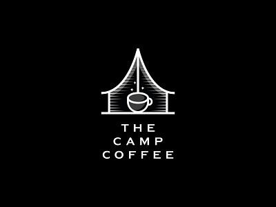 The Camp Coffee branding cafe cafe logo camp coffee coffee shop design icon identity logo logos mark type typeface vector