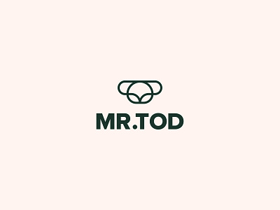 Mr. Tod logo design animal logo brand design fox logo icon line art logo logos mark sans serif tod