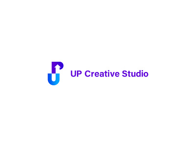 Up Creative Studio agency branding arrow logo brand branding creative creative design design icon identity illustration letter logo logodesign logotype mark studio symbol type typeface up