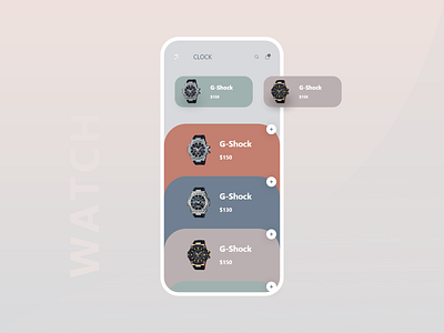 Watch Ecommerce App Design app clean colors flat ios minimal modern trending ui ui8 ux watch