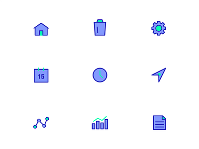 Random Icons Set apps dashboard flat icon icons illustrator managment mayur minimal ui uidesign