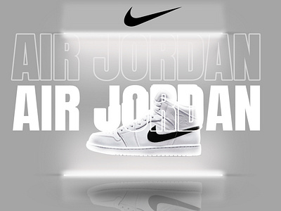 Nike AIR JORDAN branding graphic design