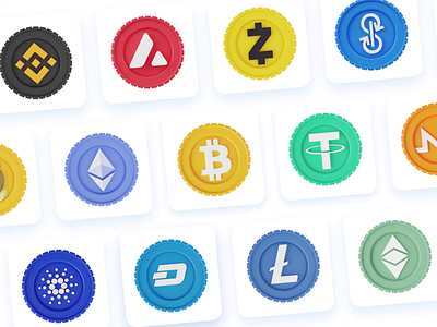 Cryptocurrency 3D Iconpack 3d binance bitcoin blender coin crypto cryptocurrency currency ethereum icon iconpack logo