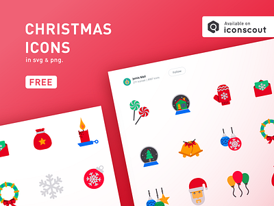 Flat Christmas icons christmas flat free freebie icon icons iconscout iconset