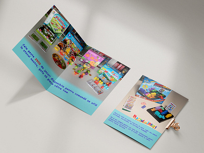 Toy Store Flyer adobe photoshop advertisement design graphic design mockup shapes toy store toys