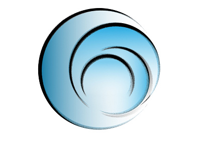 Blue Ripples adobe illustrator design graphic design illustration logo vector