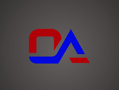 O + A letter logo design branding graphic design letter logo logo oa letter