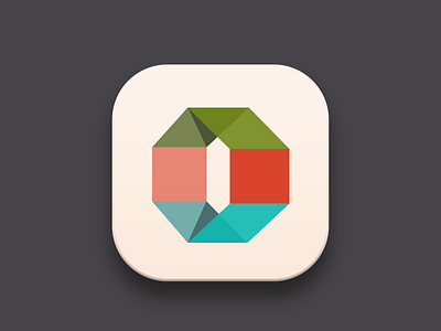 Hexagonal hexagon icon ios ios7