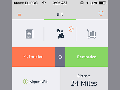 Airport airport flat interface ios7 minimal navigation settings ui ux