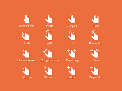 Hand Gestures Update free psd gestures icons psd