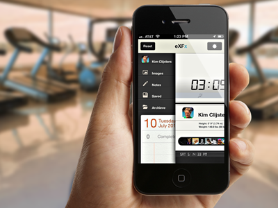 eXFx upgrade design fitness ios iphone