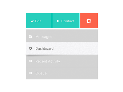 Dashboard widget light dashboard design form menu messages queue ui web widget