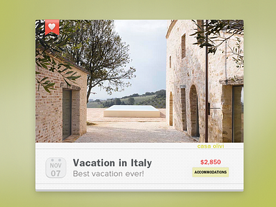 Vacation architecture design interaction interface travel ui vacation web