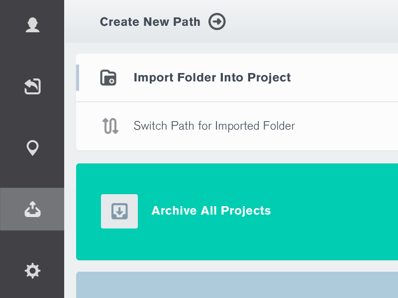 Archive ui web design interface interaction users upload dashboard archive batch