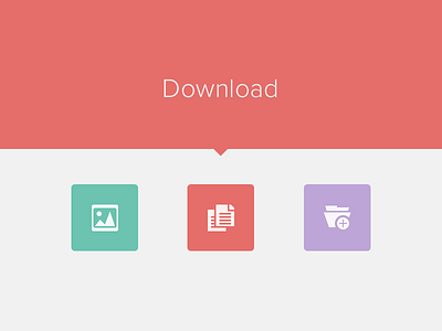 Download colors documents download folders pictures popover ui web widget