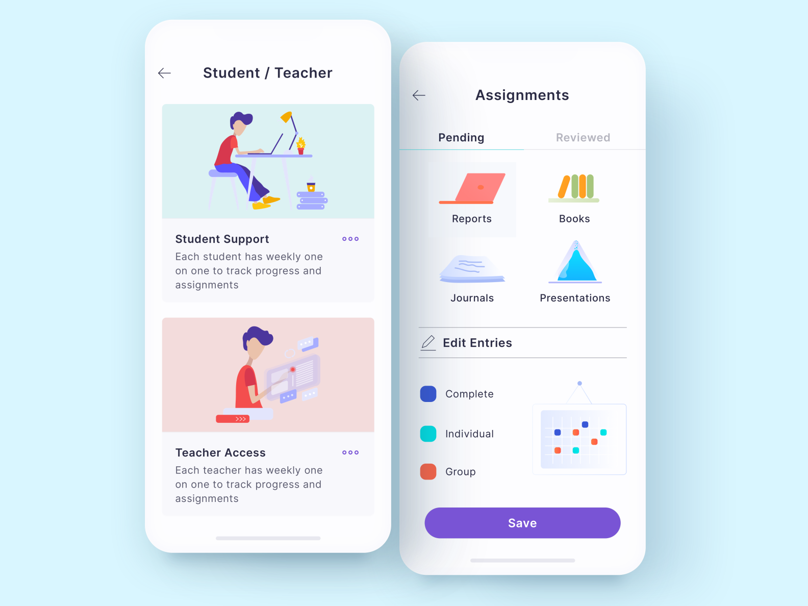 assignment work app