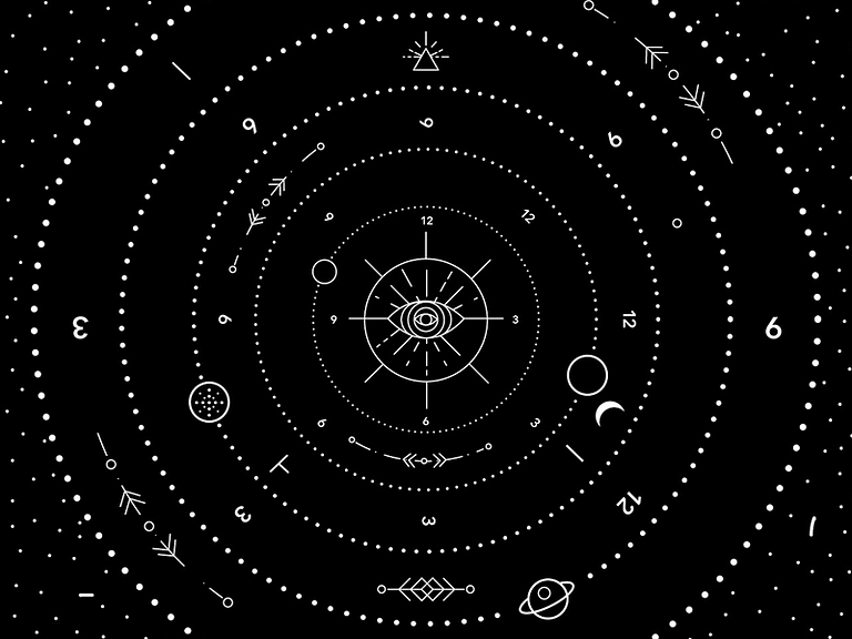 Time is a flat Circle by Deval Maniar on Dribbble