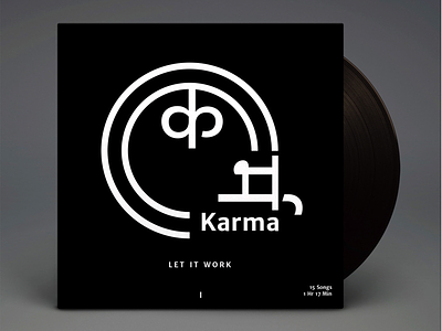 Karma album cover hindi india karma music typography