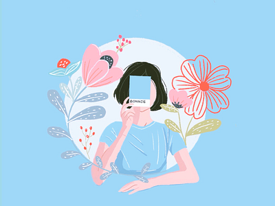 Daily｜ IIlustration |summer girl design illustration