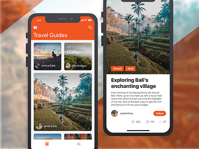 Travel Stories App