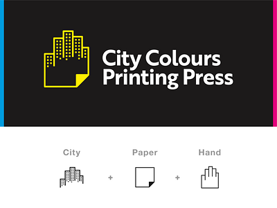 City Color Printing Press Logo Design