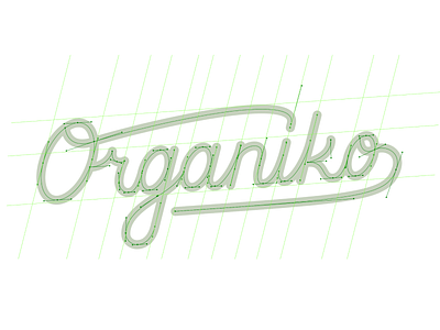 Custom Lettering - Organiko