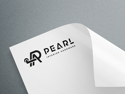 Logo Design - PEARL brand design branding customtype design flat hardware inerior logo minimalist logo monogram typography vector