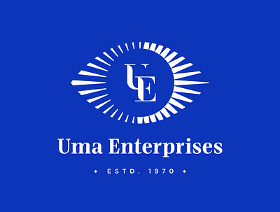 Logo Design for Uma Enterprises brand design branding design flat icon illustrator logo minimal typography vector