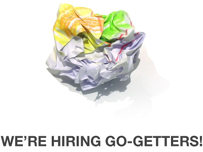 We're Hiring Poster careers designer graphics hiring mobile ui ui user interface ux