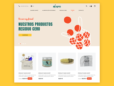 Eshop Okara ecommerce eshop web design