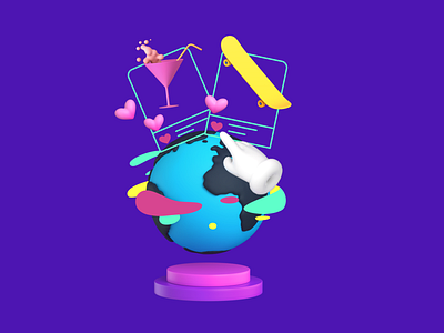 3D Illustration for Altrüus Gifting App