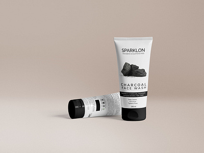 Branding and package design for a charcoal face wash