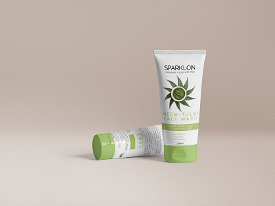 Banding and package design for a neem face wash branding design face wash graphic design illustration neem packaging photoshop product product packaging design