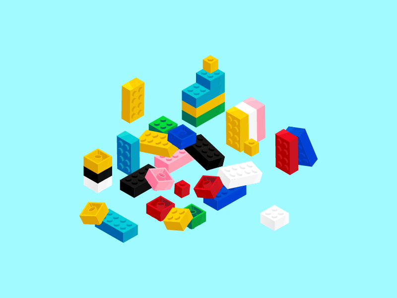 Lego by Nicole Tan on Dribbble