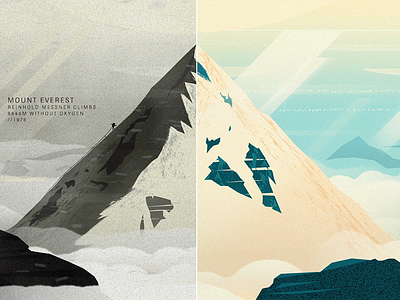 Mount Everest 1000heads animation climbing gore illustration mount everest mountains