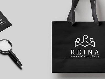 Reina design logo logo design logodesign wear woman