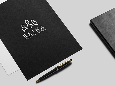 Reina branding logo logo design logodesign wear woman