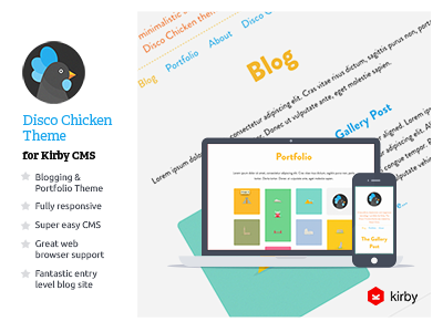 Discochicken Product Template chicken cms kirby site theme