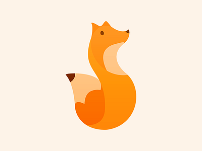 Pencil and fox fox logo pencil