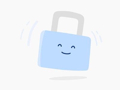 Happy padlock