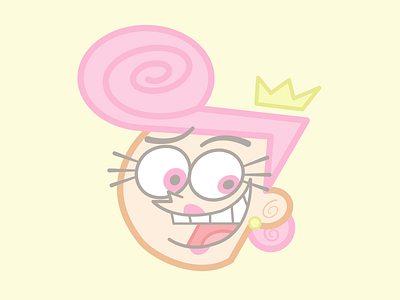 Fairly Odd Parents : Wanda cartoon character cute design graphics illustration kawaii pastel vector wanda