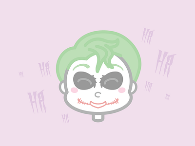 DC : The Joker cartoon character cute dc comics design game graphics illustration kawaii movie pastel the joker tv show vector villain