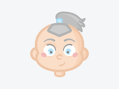 THE LAST AIRBENDER : SOKKA cartoon character cute design graphics illustration kawaii nickelodeon pastel thelastairbender tv show vector